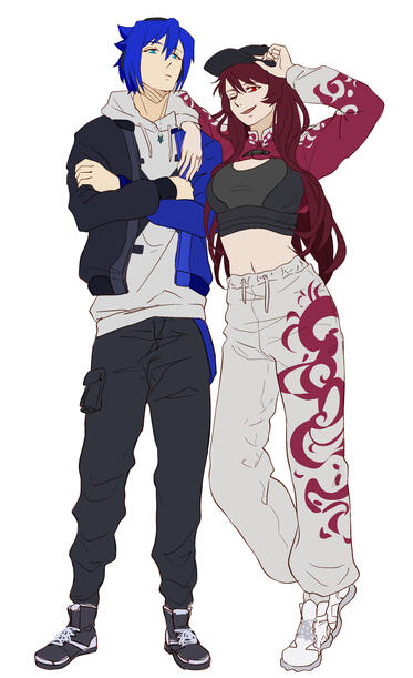 Kashiro & KinoSaya (X - KashiroSakamaki & a friend)